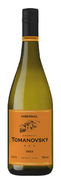 Láhev bílého vína Hibernal 2023 Vinařství Tomanovský